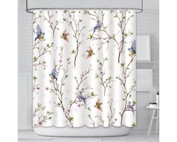 Waterdicht douchegordijn - multifunctioneel - 1 stuk - polyester - 180 cm x 180 cm