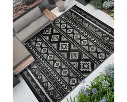 Waterdicht groot outdoor patio tuin tapijt - Omkeerbare mat voor draagbare camping - Tapijt voor balkon dek achtertuin veranda strand BBQ Outdoor