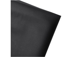 Waterdicht Kunstleer Stof voor Meubels, Knutselen en Autobekleding - Zwart Per Meter