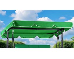 Waterdicht Luifel voor Tuinschommel - UV-Bestendig en Verstelbaar Dak (Groen)