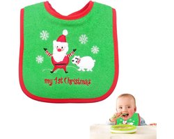 Waterdichte Babyslabber met Mouwen en Leuke Patronen