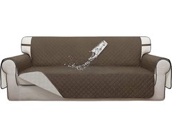 Waterdichte Bankhoes - Meubelbeschermer Sofahoezen - Meubels Beschermen - Dubbele Waterdichte Bescherming - X-Large - Camel/Ivoor
