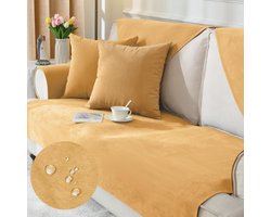 Waterdichte Bankovertrek Universeel voor Hoekbank L-vorm Bankbeschermer Anti-slip Sofa Hoes