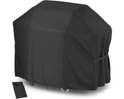 Waterdichte Barbecue Cover 132x68x109cm - Heavy Duty BBQ Grill Bescherming met UV-bescherming en Opbergtas - Zwart