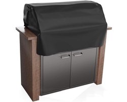 Waterdichte BBQ Hoes 210D Oxford Doek Heavy Duty Outdoor Grill Cover Zwart 81X66X61CM