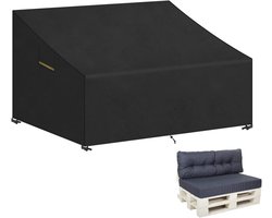 Waterdichte Beschermhoes voor Palletbank - UV-Bestendig, Oxford-Stof, 130 x 95 x 80/40 cm