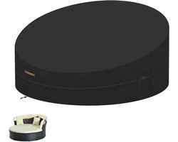 Waterdichte Beschermhoes voor Rotan Daybed - Ø190 x 90/50 cm