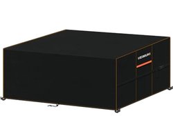 Waterdichte Beschermhoes voor Tuinmeubelen - 160x100x90cm - Rechthoekige Tuintafelhoes met Luchtinlaten