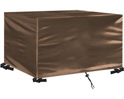 Waterdichte Beschermhoes voor Tuinset - Rotan Tafel en Loungebank - Duurzaam 420D Oxford
