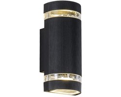 Waterdichte buitenwandlamp - LED wandlamp - IP65 - Op- en neerwaartse verlichting voor buiten - Decoratieve wandlamp voor terras, huismuur, balkon, huis, veranda, tuin