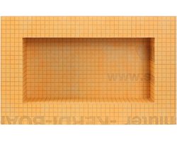 Waterdichte Douche Niche voor Tegelwerk - 12x6 Inch