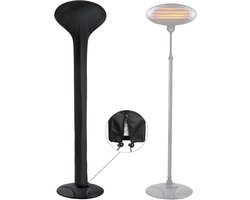 Waterdichte Elektrische Terrasverwarmer met Rits en Verstelbaar Trekkoord - Weerbestendig 180x65cm