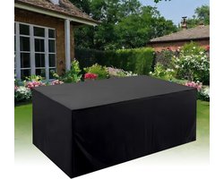 Waterdichte en UV-bestendige beschermhoes voor rechthoekige tuinmeubelen en rotan sets