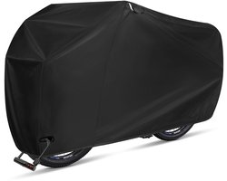 Waterdichte fietshoes - fietsenstalling, regenhoes van hoogwaardig 420D Oxford-stof voor alle weersomstandigheden, beschermhoes voor de fiets met opbergtas - fietszeil 200×110×70cm