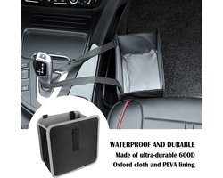 Waterdichte Hangende Auto Prullenbak 7L - Universele Vuilniszak voor Auto Interieur & Organizer