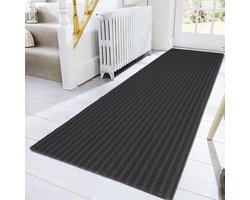 Waterdichte Loper - Vloerkleed - Binnen en buiten - Antislip rubberen achterkant - Op maat gemaakt - Grijs