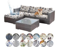 Waterdichte Rotan Kussenhoezen - Elastische Vervanging voor Buiten Zitkussens - Tuinmeubelhoezen Binnen/Buiten