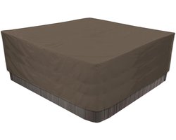 Waterdichte Spa-hoes - Jacuzzi afdekking - Buiten beschermen - UV-bestendig stof - 215x215x30 cm - Grijs