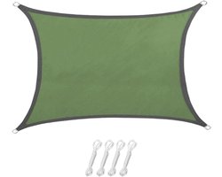 Waterdichte tuinluifel voor buitentuinen en terrassen - Vierkant 2x3m - UV-bescherming-Groen