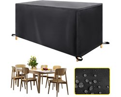 Waterdichte Tuinmeubelhoes - Terrasmeubelhoes - Meubels Beschermen - Scheurbestendig Oxford Stof - 150x150x75 cm - Zilver