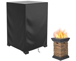 Waterdichte vierkante afdekking voor vuurkorf, 21,6 inch L x 21,6 inch B x 35,4 inch H - Bescherming tegen weer en stof