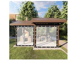 Waterdichte Zijpanelen voor Tuinhuisjes - Aanpasbare PVC Kunststof Scheidingswand 2x2m