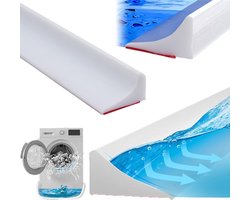 Waterdrempel 200cm Wit - Douche Dorpels - Zelfklevende Waterkering Douche - Compact - Sanitaire Waterstopper - Douchedorpel - Water Stopper - Douche - Bad - Lekkage - Waterkering - Schimmel - Sanitair - Anti Water Strip - Opvouwbare Douchewaterdam