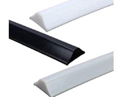 Waterdrempel 'compact' 100 cm ZWART - water stopper - douche - bad - lekkage - waterkering - Schimmel - sanitair -