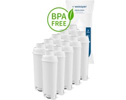 Waterfilter compatibel met DeLonghi DLSC002 - SER3017 - 5513292811 - incl. versies van de ECAM, ESAM, ETAM Serie - 10 stuks