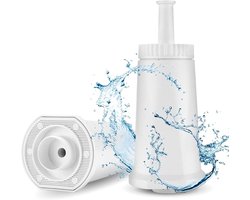 Waterfilter voor koffiezetapparaat - Voor Oracle, Barista Bambino koffiemachinefilter - 2 stuks - wit - waterfilter, cartridge, voor Sage filter, koffie, waterfilter, voor Sage Barista BES008