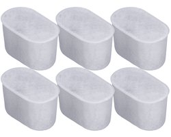 Waterfilterkernen voor Sage Barista Express koffiezetapparaat, 6 stuks geactiveerde koolstoffilters voor herbruikbare filtervervanging en verbeterde smaak