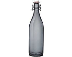 Waterfles met grijze beugeldop
