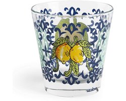 Waterglazen Set - Glaswerk Geblazen Glas - Dranken Serveren - Citroen Blauwe Decoratie - 250ml 6 Stuks - Transparant