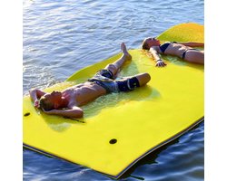 Waterhangmat, waterligstoel, zwemmat, drijvend tapijt, drijvend waterbed, zwemeiland