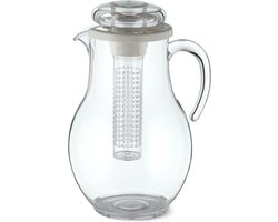 Waterkan schenkkan met verwijderbare infuser - BPA-vrij Acryl - 3 Liter