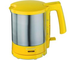 Waterkoker 1,5 liter met droogkook- en oververhittingsbeveiliging – Geel, Roestvrij Staal