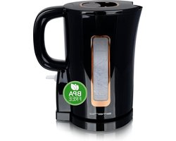 Waterkoker 17 liter 2200 watt BPA-vrij - WK-125130 met verwarmingselement van roestvrij staal - waterniveau-indicator en auto-off droogkookbeveiliging - zwart/goud