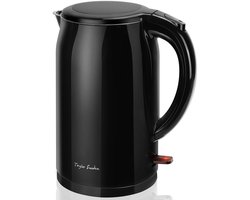 Waterkoker Dubbelwandig 2200W - Retro - 1,5 Liter - Zwart - Taylor Swoden