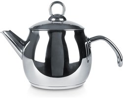 Waterkoker Edelstaal Zilver ANETT 1,2 l - Fluitketel - Waterketel