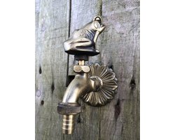 Waterkraan voor tuin fonteinen, messing