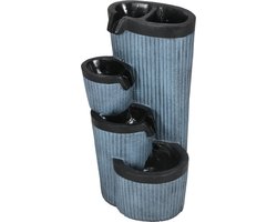 Waterornament - Voor buiten - Tuin - Water Fontein - Waterval Ontwerp - Kamerfontein - Tuindecoratie - Met Pomp - 36,5 x 32 x 73 cm