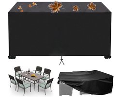 Waterproof Furniture Cover, Outdoor Garden Furniture Cover, 120x75x100cm/L x W x H Waterproof Rattan Garden Furniture Covers with Drawstring and Buckle, 420D Oxford Patio Furniture Cover-Black