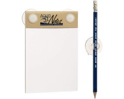 Waterproof Notitieblok voor Douche en Badkamer met Pennenhouder - Uniek Geschenk