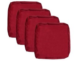 Waterproof Outdoor Cushion Covers 24x22cm - Pack van 4 - Wasbare en UV-bestendige Kussens voor Tuinmeubels