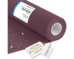 Waterproof Stof - Stoffen per meter - Meubels Bekleden - UV- en windbestendig - 160 cm breed - Pruim