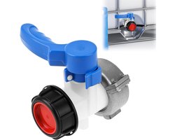 Watertankadapter voor 75mm uitloopkraan - Geschikt voor IBC-container, watertank en regenton - Eenvoudig te installeren