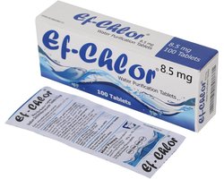 Waterzuiveringstabletten - 100 stuks - Originele - 100 Liter Veilig en schoon drinkwater in 30 minuten - Noodpakket - Waterfilter survival - Lifestraw alternatief