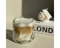 Wave - Drinkglazen - Set van 6 - 200 ml - Golvend design - Transparant - Duurzaam glas