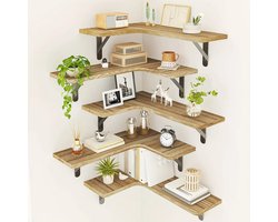 Waves - Wandplank - Wandplank zwevend - Wanddecoratie woonkamer - Plank - Muurplank - Houten plank - Wanddecoratie - Wandplanken