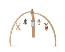 Wavy Dreams Babygym Forest Friends - Hout & Vilt - Inklapbaar - Vanaf 0 maanden